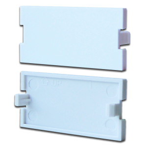Blank insert for LAN-MB box, white